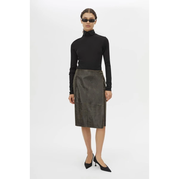 Camilla and Marc Dawn Leather Skirt - Skirts - Luxury Ready-to-Wear at Coveti