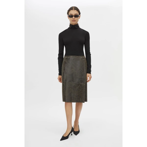 Camilla and Marc Dawn Leather Skirt - Skirts - Luxury Ready-to-Wear at Coveti