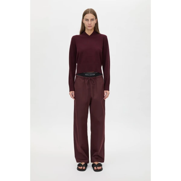 Camilla and Marc Dia Elastic Detail Pant - Pants - Luxury Ready-to-Wear at Coveti
