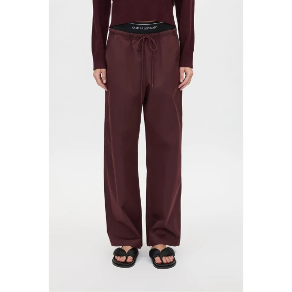 Camilla and Marc Dia Elastic Detail Pant - Pants - Luxury Ready-to-Wear at Coveti