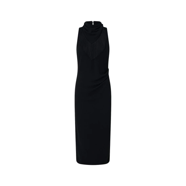 Camilla and Marc Dune Fringe Detail Midi Dress - Dresses - Luxury Ready-to-Wear at Coveti