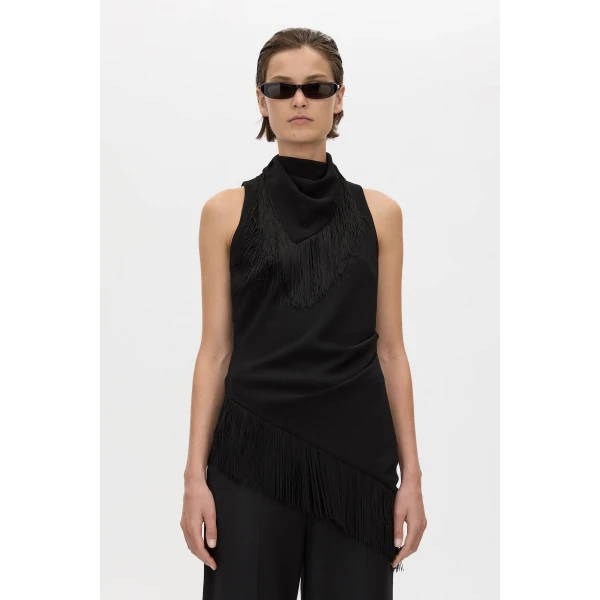 Camilla and Marc Dune Fringe Top - Tops - Luxury Ready-to-Wear at Coveti