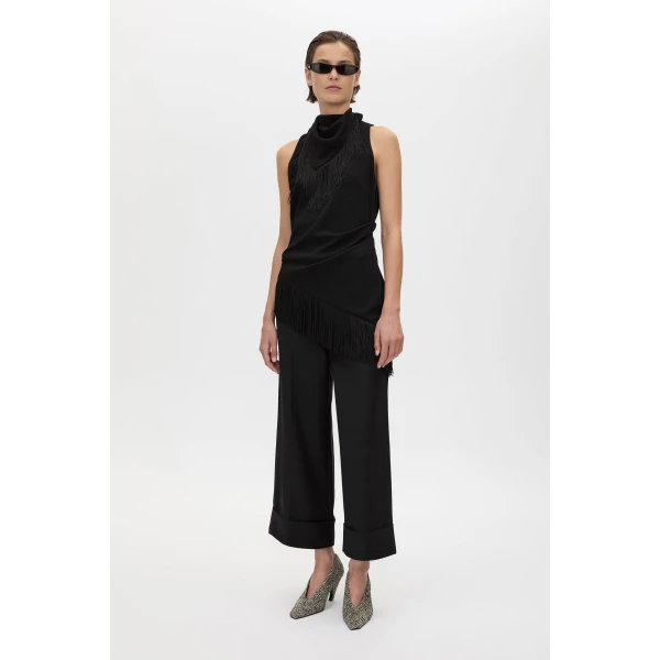 Camilla and Marc Dune Fringe Top - Tops - Luxury Ready-to-Wear at Coveti