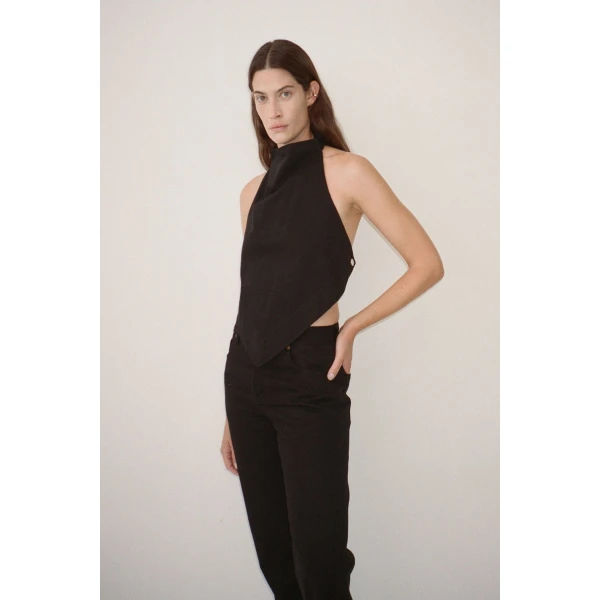 Camilla and Marc Eleni Denim Top - Tops - Luxury Ready-to-Wear at Coveti