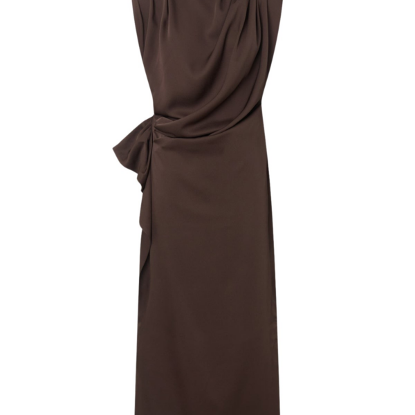 Camilla and Marc Elowyn Drape Detail Midi Dress - Dresses - Luxury Ready-to-Wear at Coveti