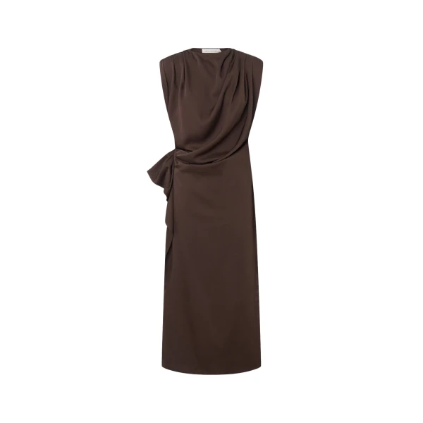 Camilla and Marc Elowyn Drape Detail Midi Dress - Dresses - Luxury Ready-to-Wear at Coveti