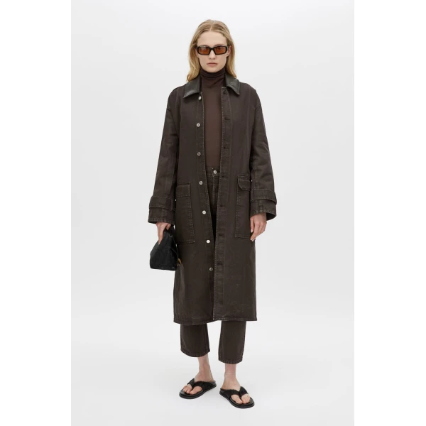 Camilla and Marc Enzo Denim Coat - Coats - Luxury Ready-to-Wear at Coveti