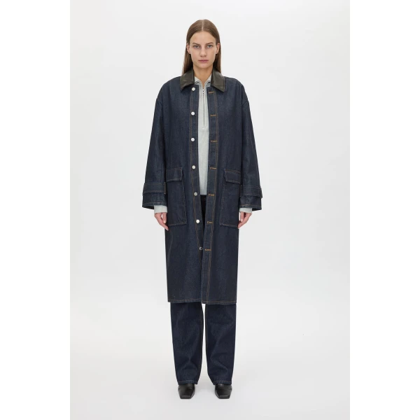 Camilla and Marc Enzo Denim Coat - Coats - Luxury Ready-to-Wear at Coveti