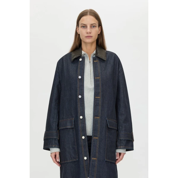 Camilla and Marc Enzo Denim Coat - Coats - Luxury Ready-to-Wear at Coveti