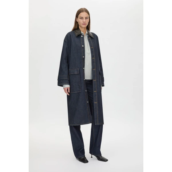 Camilla and Marc Enzo Denim Coat - Coats - Luxury Ready-to-Wear at Coveti