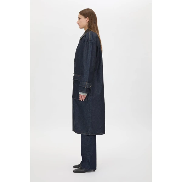 Camilla and Marc Enzo Denim Coat - Coats - Luxury Ready-to-Wear at Coveti