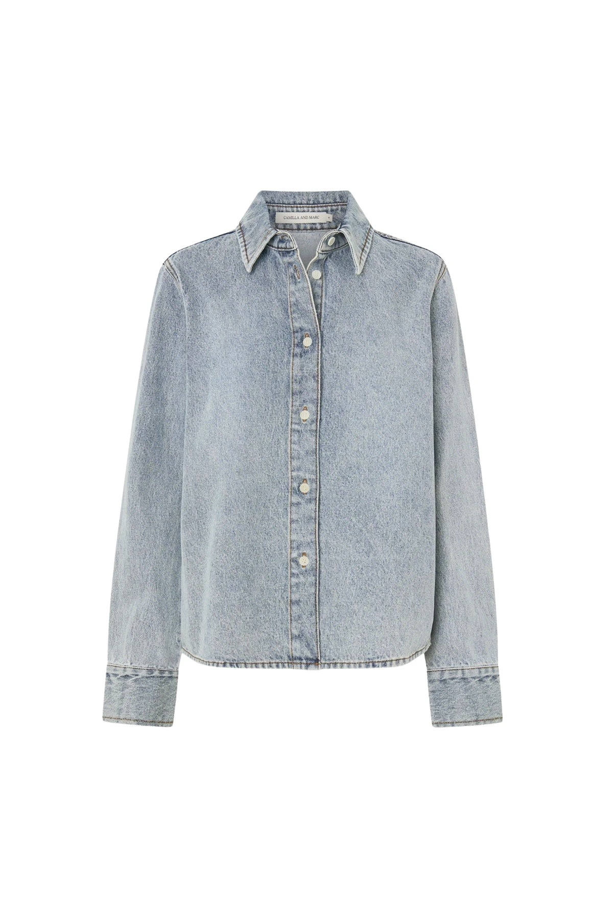 Camilla-and-Marc-Faye-Denim-Shirt-coveti70256_nobg Camilla and Marc Faye Denim Shirt - Tops - Luxury Ready-to-Wear at Coveti