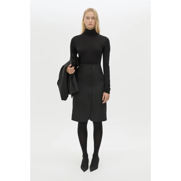 Camilla and Marc Floret Tailored Midi Skirt - Skirts - Luxury Ready-to-Wear at Coveti