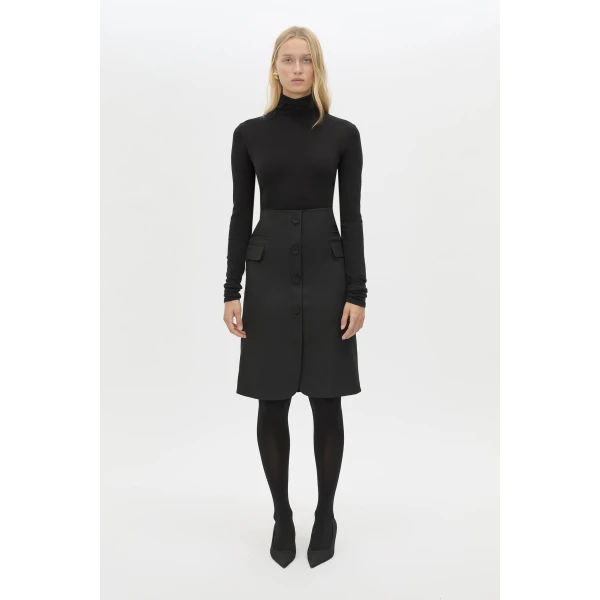 Camilla and Marc Floret Tailored Midi Skirt - Skirts - Luxury Ready-to-Wear at Coveti
