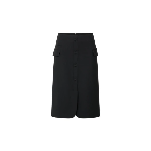Camilla and Marc Floret Tailored Midi Skirt - Skirts - Luxury Ready-to-Wear at Coveti