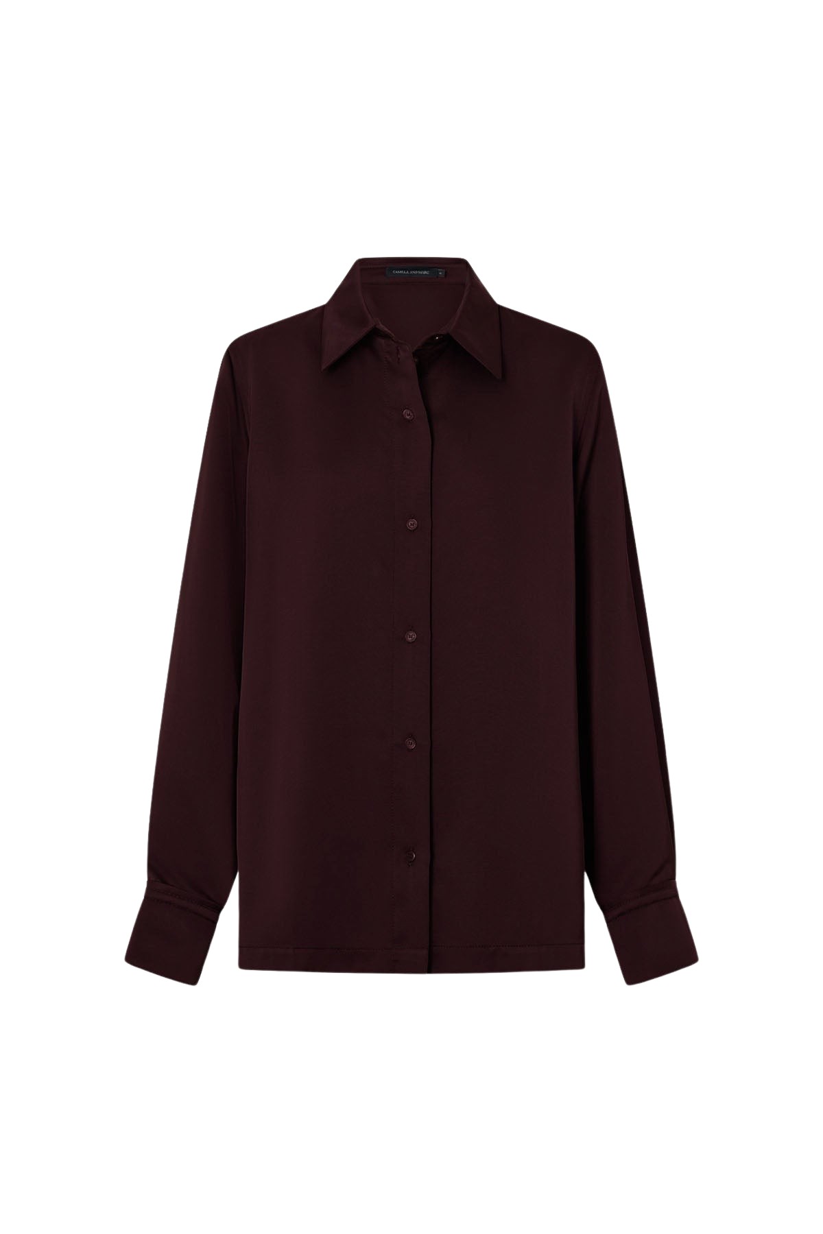 Camilla and Marc Ground Satin Long Sleeve Shirt