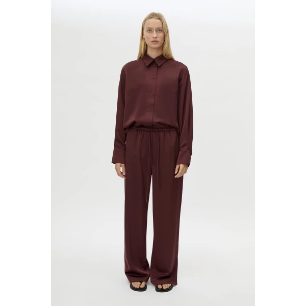 Camilla and Marc Ground Satin Pant - Pants - Luxury Ready-to-Wear at Coveti