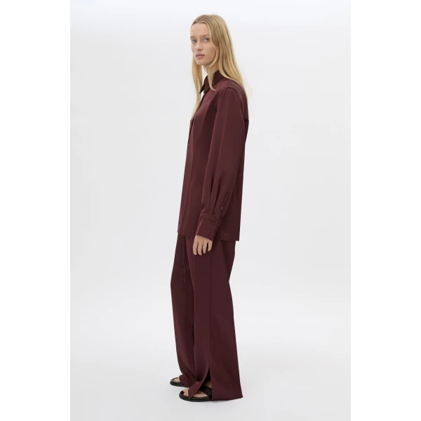 Camilla and Marc Ground Satin Pant - Pants - Luxury Ready-to-Wear at Coveti