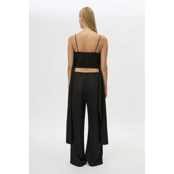 Camilla and Marc Ground Satin Pant - Pants - Luxury Ready-to-Wear at Coveti