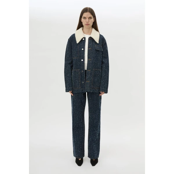Camilla and Marc Luca Denim Utility Jacket - Jackets - Luxury Ready-to-Wear at Coveti