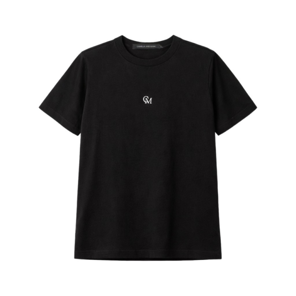 Camilla and Marc Lyra Logo Tee - Tops - Luxury Ready-to-Wear at Coveti