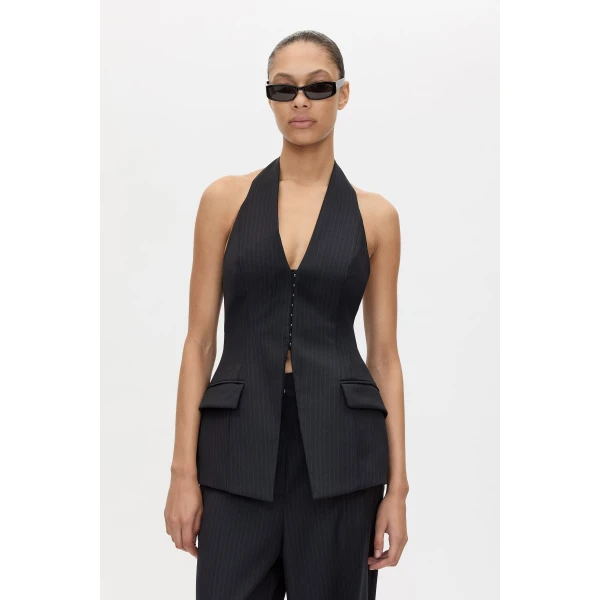 Camilla and Marc Orban Tailored Halter Top - Tops - Luxury Ready-to-Wear at Coveti