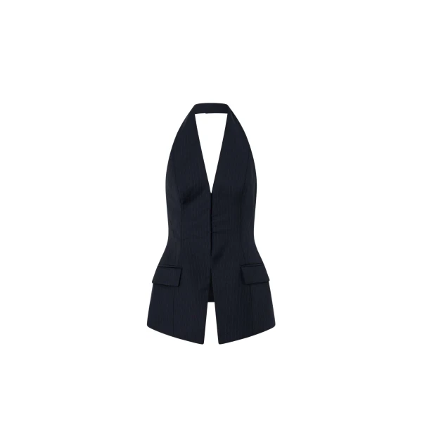 Camilla and Marc Orban Tailored Halter Top - Tops - Luxury Ready-to-Wear at Coveti
