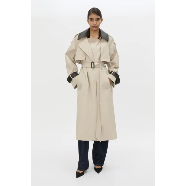 Camilla and Marc Passage Wide Sleeve Volumous Trench - Coats - Luxury Ready-to-Wear at Coveti