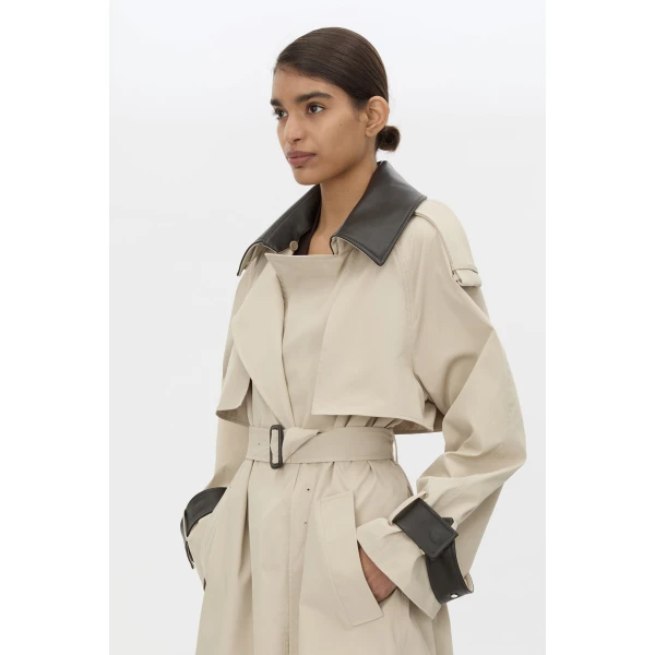 Camilla and Marc Passage Wide Sleeve Volumous Trench - Coats - Luxury Ready-to-Wear at Coveti