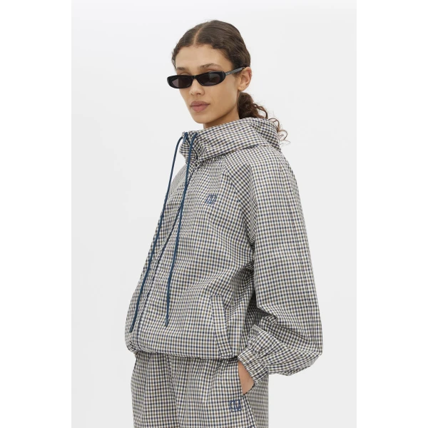 Camilla and Marc Pierce Check Anorak - Jackets - Luxury Ready-to-Wear at Coveti