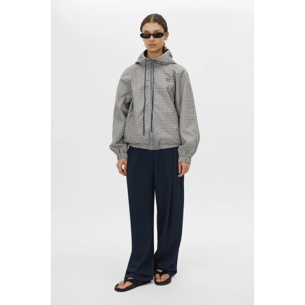 Camilla and Marc Pierce Check Anorak - Jackets - Luxury Ready-to-Wear at Coveti