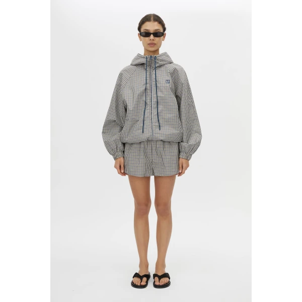 Camilla and Marc Pierce Check Anorak - Jackets - Luxury Ready-to-Wear at Coveti
