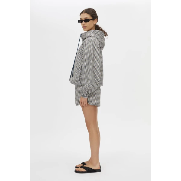 Camilla and Marc Pierce Check Anorak - Jackets - Luxury Ready-to-Wear at Coveti