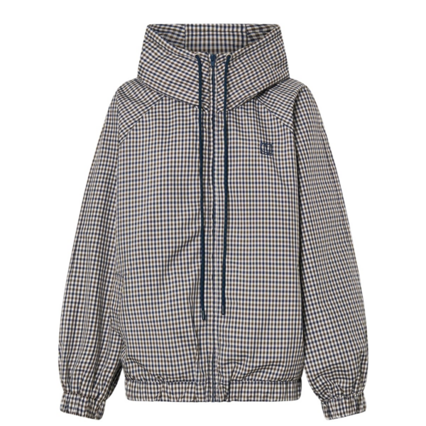 Camilla and Marc Pierce Check Anorak - Jackets - Luxury Ready-to-Wear at Coveti