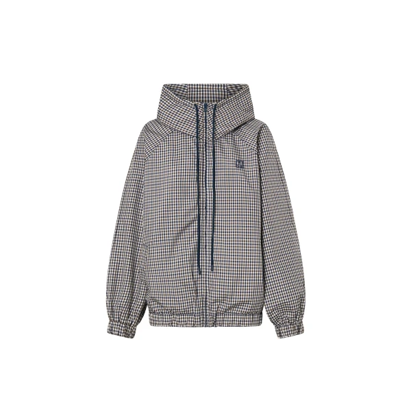 Camilla and Marc Pierce Check Anorak - Jackets - Luxury Ready-to-Wear at Coveti