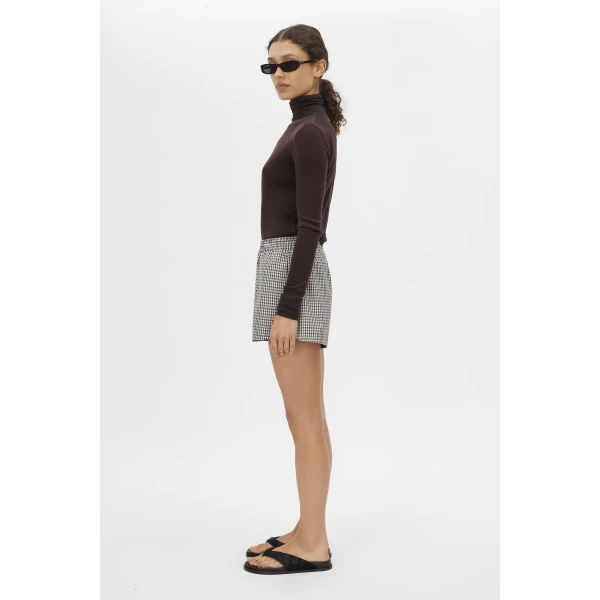 Camilla and Marc Pierce Check Short - Shorts - Luxury Ready-to-Wear at Coveti
