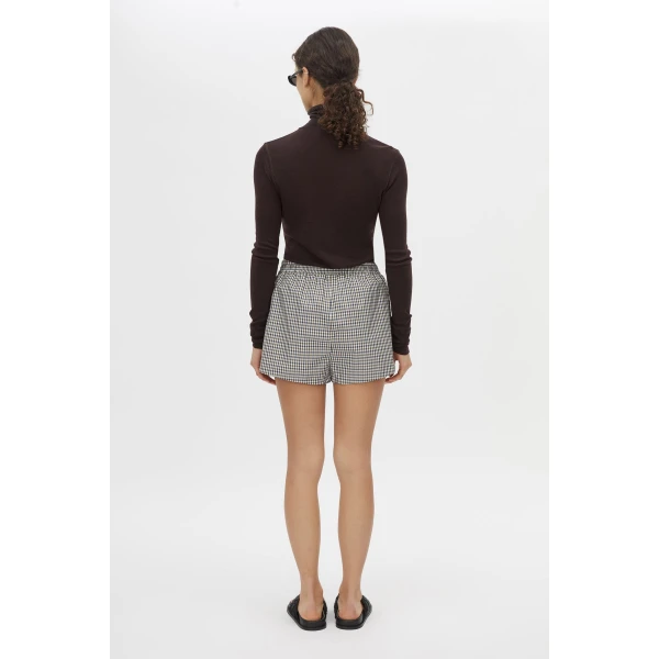 Camilla and Marc Pierce Check Short - Shorts - Luxury Ready-to-Wear at Coveti