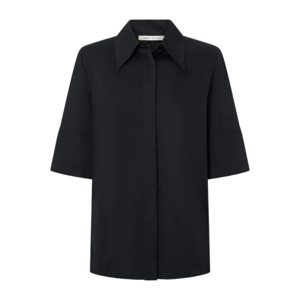 Camilla and Marc Pique Short Sleeve Shirt - Tops - Luxury Ready-to-Wear at Coveti