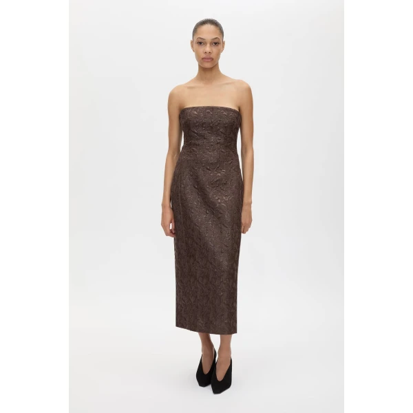Camilla and Marc Rennick Strapless Midi Dress - Dresses - Luxury Ready-to-Wear at Coveti