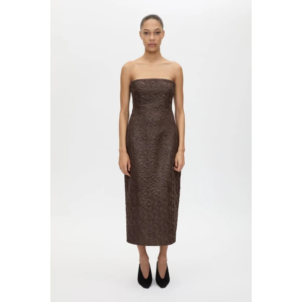 Camilla and Marc Rennick Strapless Midi Dress - Dresses - Luxury Ready-to-Wear at Coveti