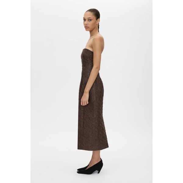 Camilla and Marc Rennick Strapless Midi Dress - Dresses - Luxury Ready-to-Wear at Coveti