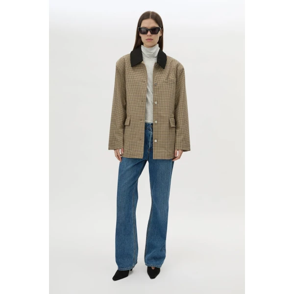 Camilla and Marc Sage Check Jacket - Jackets - Luxury Ready-to-Wear at Coveti