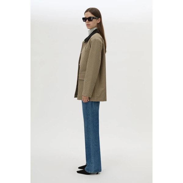 Camilla and Marc Sage Check Jacket - Jackets - Luxury Ready-to-Wear at Coveti