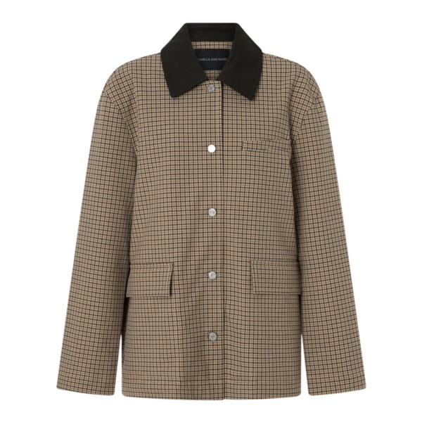 Camilla and Marc Sage Check Jacket - Jackets - Luxury Ready-to-Wear at Coveti