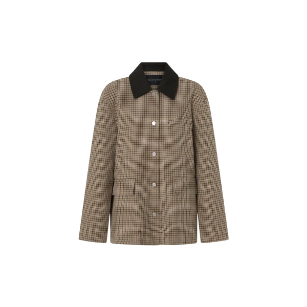 Camilla and Marc Sage Check Jacket - Jackets - Luxury Ready-to-Wear at Coveti