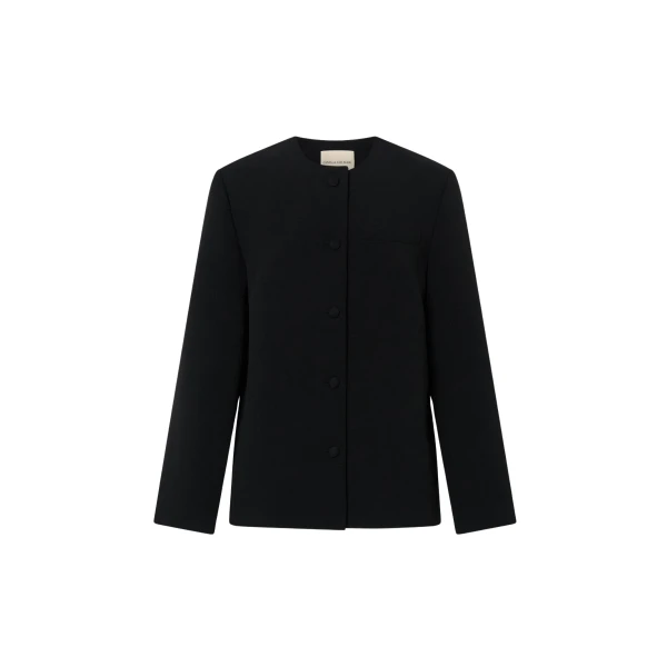 Camilla and Marc San Fitted Collarless Jacket - Jackets - Luxury Ready-to-Wear at Coveti