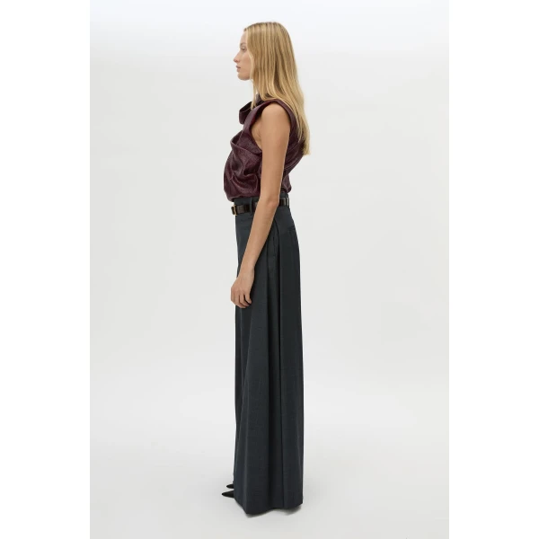 Camilla and Marc Sana Drape Tailored Top - Tops - Luxury Ready-to-Wear at Coveti