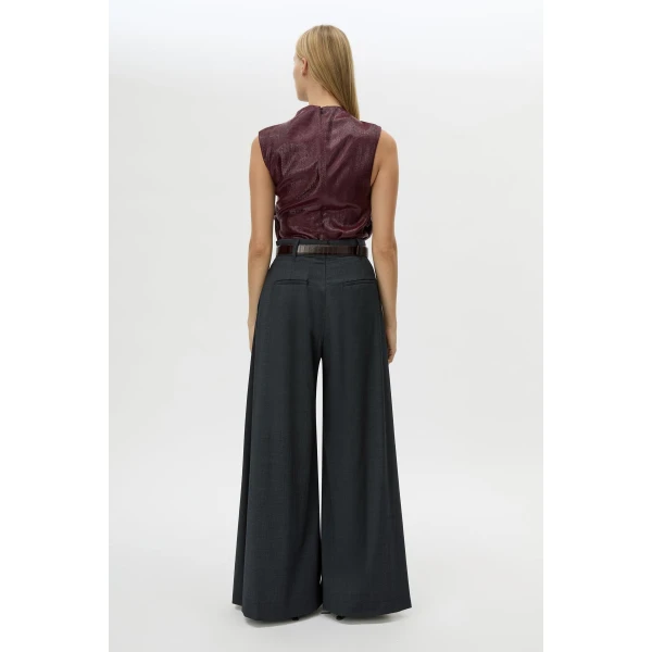 Camilla and Marc Sana Drape Tailored Top - Tops - Luxury Ready-to-Wear at Coveti