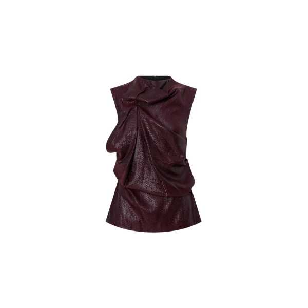 Camilla and Marc Sana Drape Tailored Top - Tops - Luxury Ready-to-Wear at Coveti