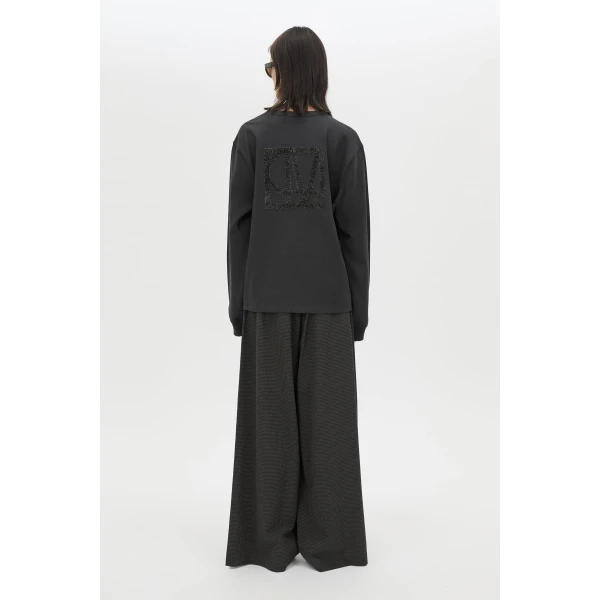 Camilla and Marc Studio Graphic Long Sleeve Top - Tops - Luxury Ready-to-Wear at Coveti